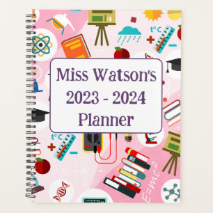 STEM Science Motif Teacher Academic Planner