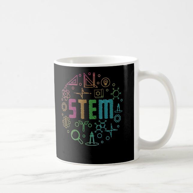STEM Science Technology Engineering Math Teacher Coffee Mug (Right)