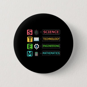 Stem Science Technology Engineering Math Teacher G Button