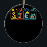 STEM Science Technology Engineering Math Teacher S Ceramic Ornament<br><div class="desc">Gift for a STEM special experts at school, Educational career and science? STEAM Learning Crew tee, with cute hand-drawns of lab equipment is what will make they stand out proudly! inspire your students.. Science, technology, engineering math (STEM) aren't just for school, they uncover the mysteries of the world. This awesome...</div>