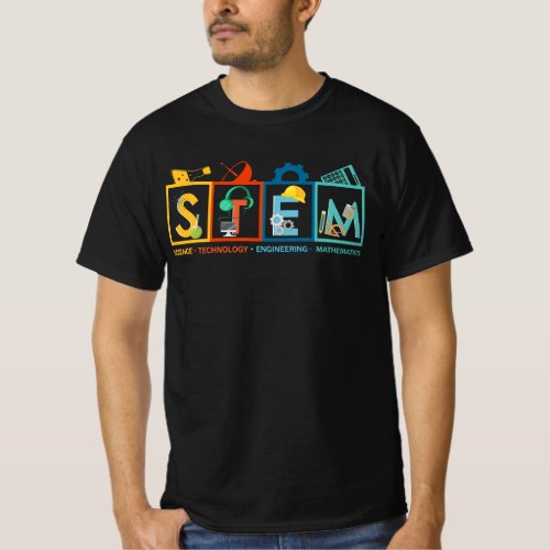 STEM Science Technology Engineering Math Teacher S T_Shirt