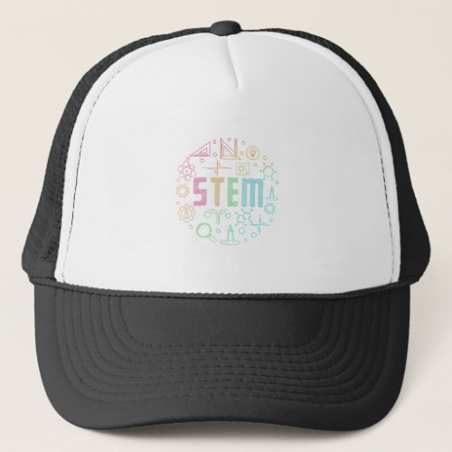 STEM Science Technology Engineering Math Teacher Trucker Hat