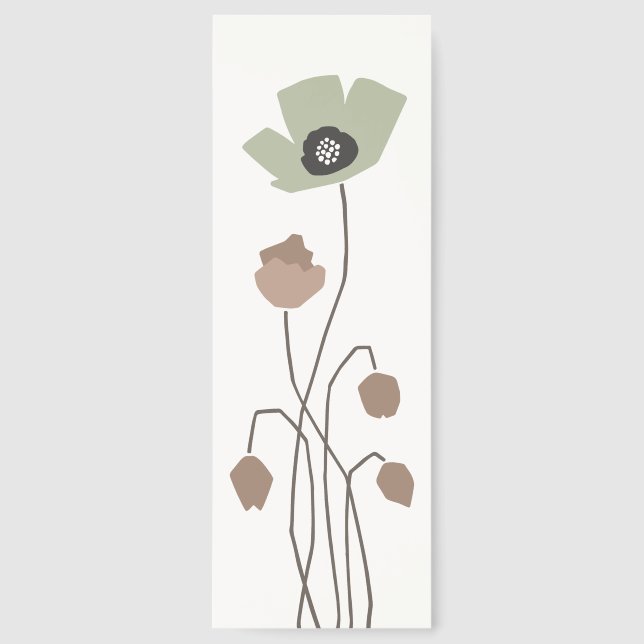 Stem & Silence Cool Desert Blooms Bookmarks (Front)