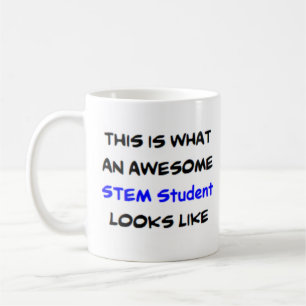 stem student, awesome coffee mug