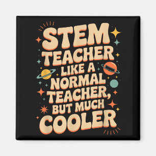 Stem Teacher Definition Funny Science Math Tech Te Magnet