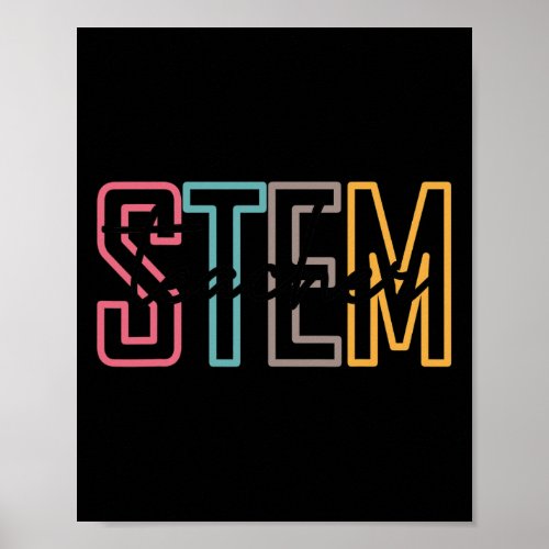 Stem Teacher Science Technology Teacher Back To Sc Poster