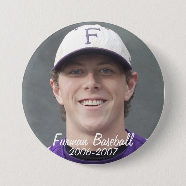 StembridgeW2007Mug, Furman Baseball, 2006-2007 Button (Front)