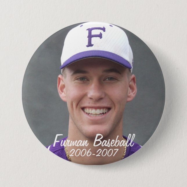 StembridgeW2007Mug, Furman Baseball, 2006-2007 Button (Front)