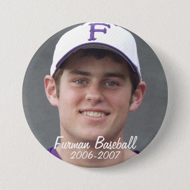 StembridgeW2007Mug, Furman Baseball, 2006-2007 Button (Front)