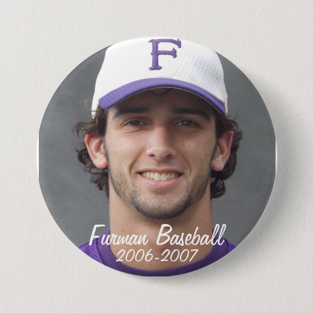 StembridgeW2007Mug, Furman Baseball, 2006-2007 Button (Front)