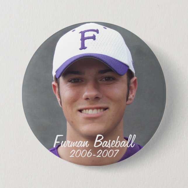 StembridgeW2007Mug, Furman Baseball, 2006-2007 Button (Front)