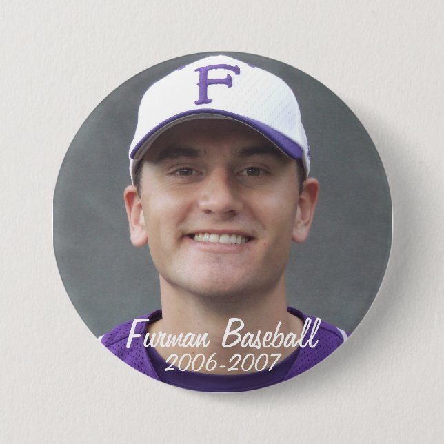 StembridgeW2007Mug, Furman Baseball, 2006-2007 Button (Front)