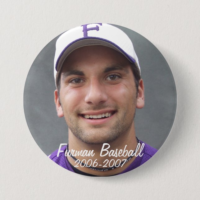 StembridgeW2007Mug, Furman Baseball, 2006-2007 Pinback Button (Front)