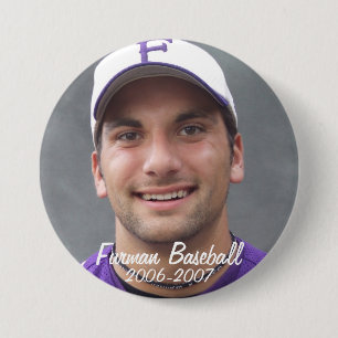 StembridgeW2007Mug, Furman Baseball, 2006-2007 Pinback Button