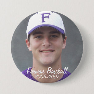 StembridgeW2007Mug, Furman Baseball, 2006-2007 Pinback Button