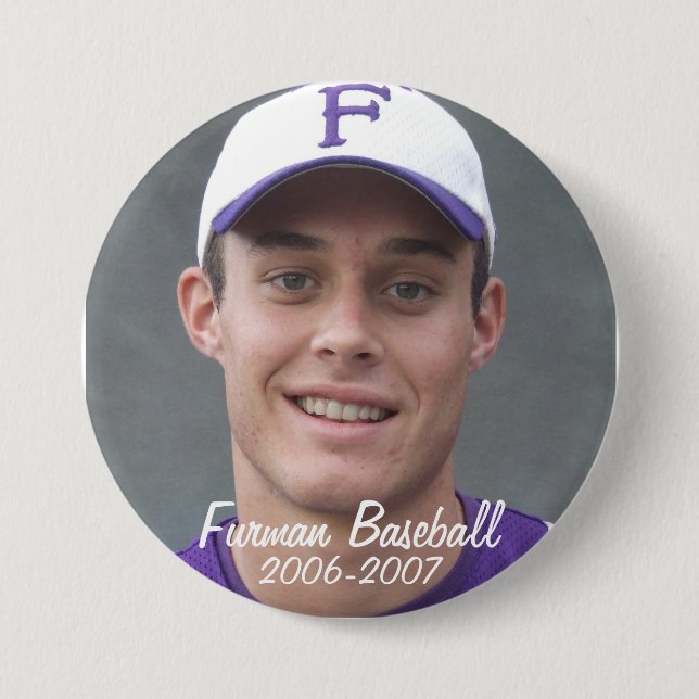 StembridgeW2007Mug, Furman Baseball, 2006-2007 Pinback Button (Front)