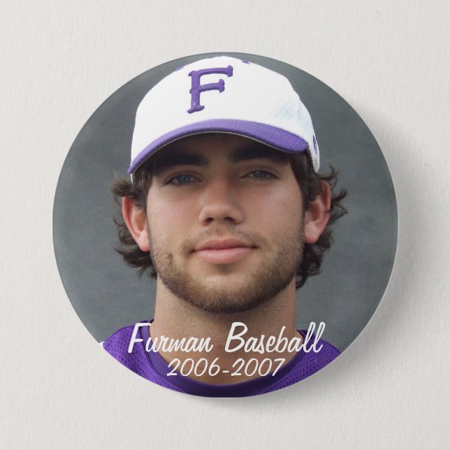 StembridgeW2007Mug, Furman Baseball, 2006-2007 Pinback Button (Front)