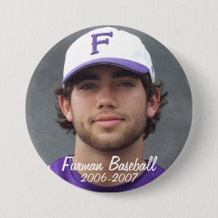 StembridgeW2007Mug, Furman Baseball, 2006-2007 Pinback Button