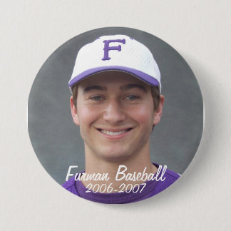 StembridgeW2007Mug, Furman Baseball, 2006-2007 Pinback Button