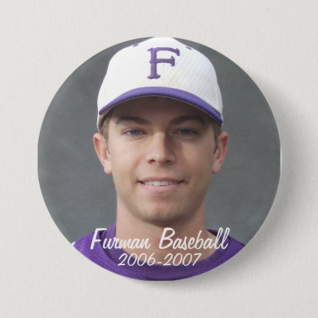 StembridgeW2007Mug, Furman Baseball, 2006-2007 Pinback Button (Front)