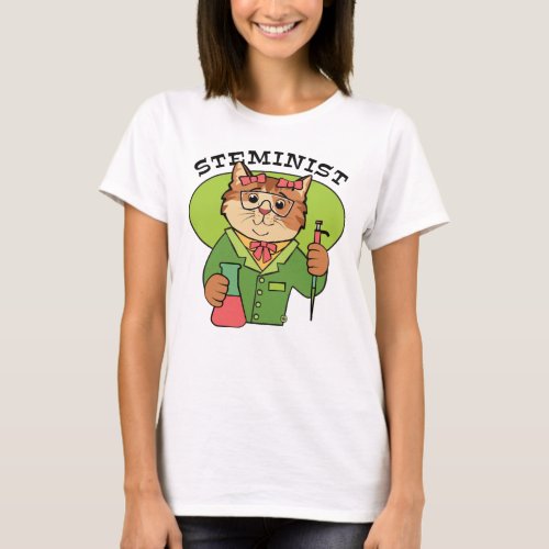 Steminist Cat T_Shirt