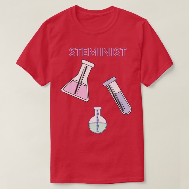 Steminist Chemistry T-Shirt (Design Front)