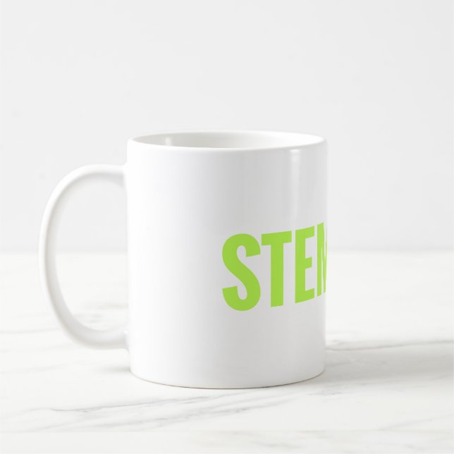STEMinist Classic White Mug (Left)