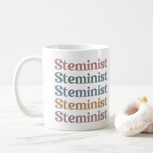 Steminist Retro Women In STEM Coffee Mug