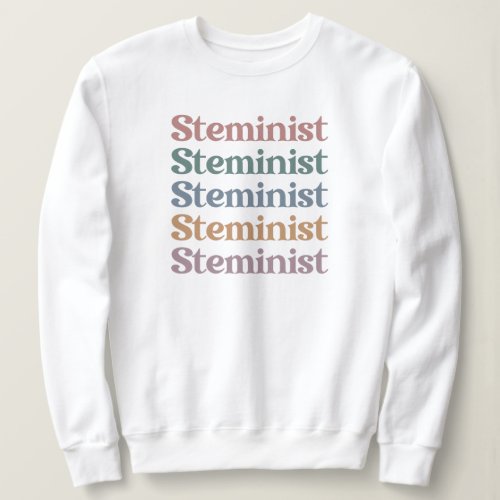 Steminist Retro Women In STEM Sweatshirt