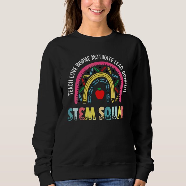 Steminist Stem Teacher Science Technology Engineer Sweatshirt (Front)