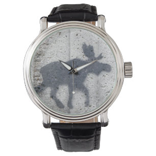 Stencil Graffiti Moose Watch