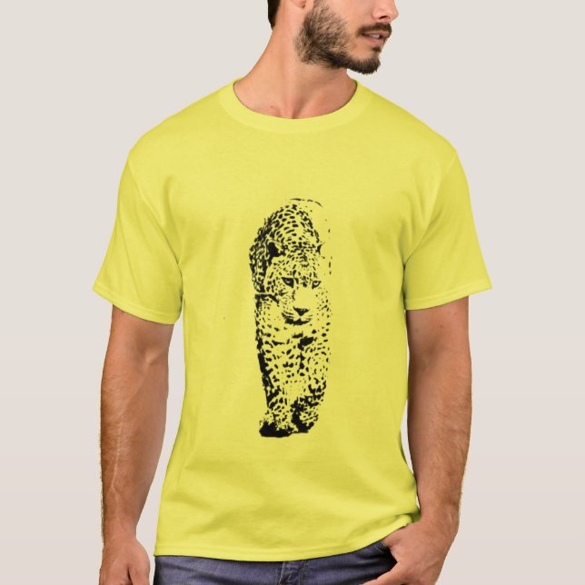 Stencil Leopard T-Shirt (Front)