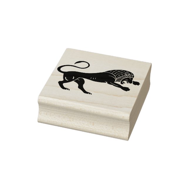 stencil lion art stamp (Stamp)