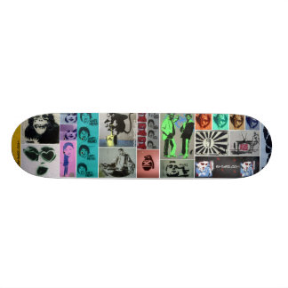 Stencil Mayhem Skateboard Deck