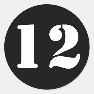 number 12 - Number 12 - Sticker
