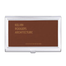 Stenciled gold print brown