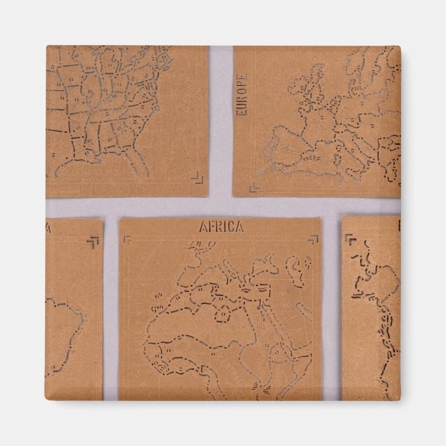 Stencils of the World Magnet (Front)