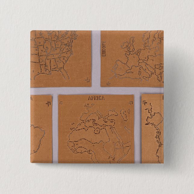 Stencils of the World Pinback Button (Front)