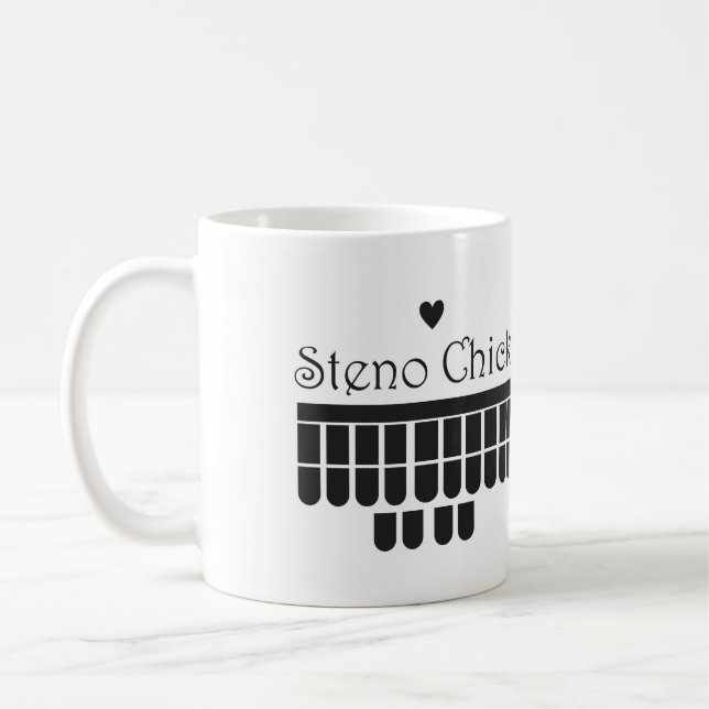 Steno Chick Mug (Left)