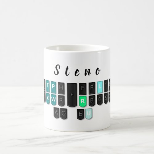 Steno Keyboard Mug