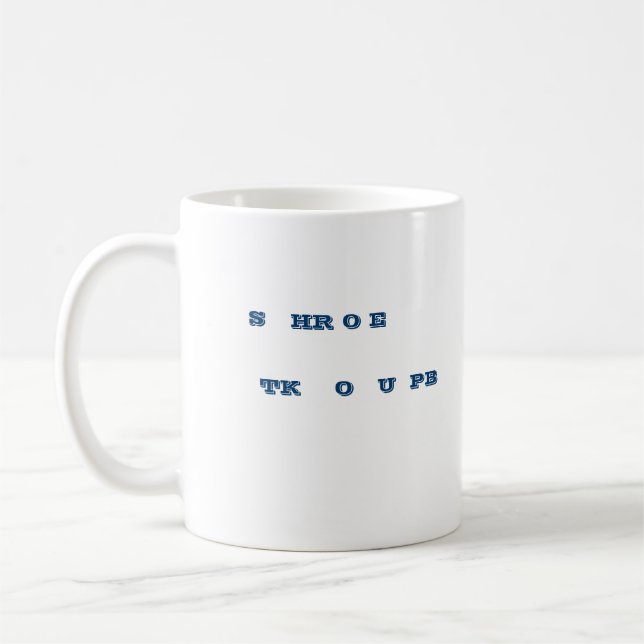 Steno Slow Down Mug (Left)