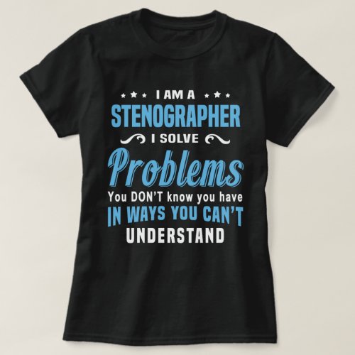 Stenographer T_Shirt
