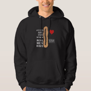 Stents For Wimps Real Men Have Bypass Surgery Open Hoodie