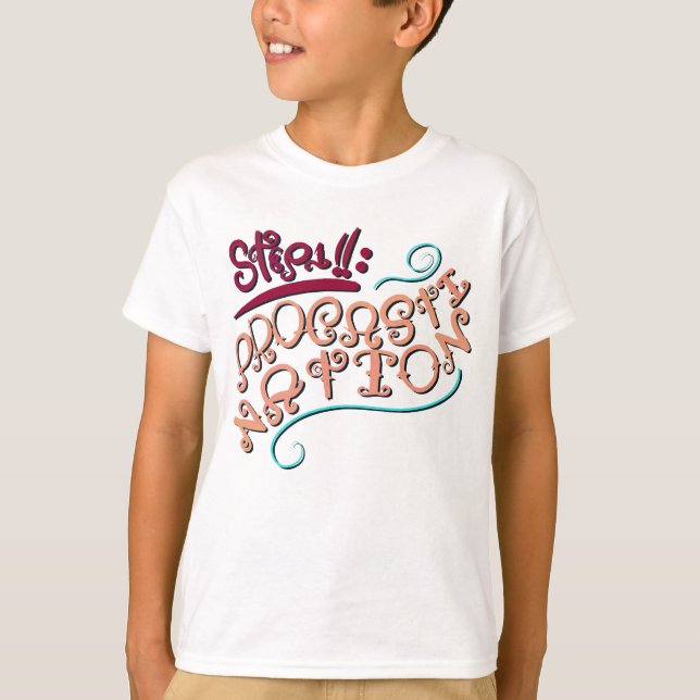 Step 1: Procastination T-Shirt (Front)