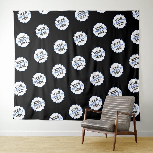 Step and Repeat Backdrop Own Business Logo Black (In Situ (Horizontal))