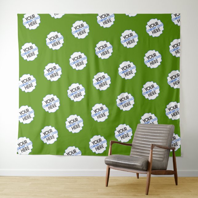 Step and Repeat Backdrop Own Business Logo Green (In Situ (Horizontal))
