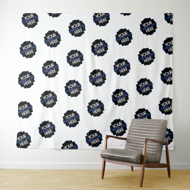 Step and Repeat Backdrop Own Business Logo White (In Situ (Horizontal))