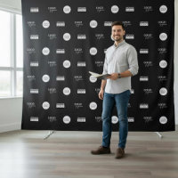 Step and repeat Company Sponsor logos Media wall