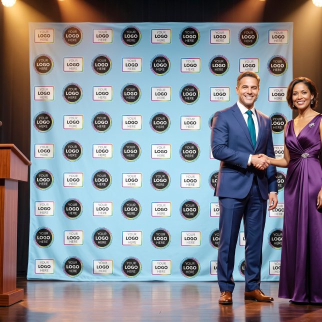 Step And Repeat Media Wall - Sponsor Logo Backdrop (Creator Uploaded)