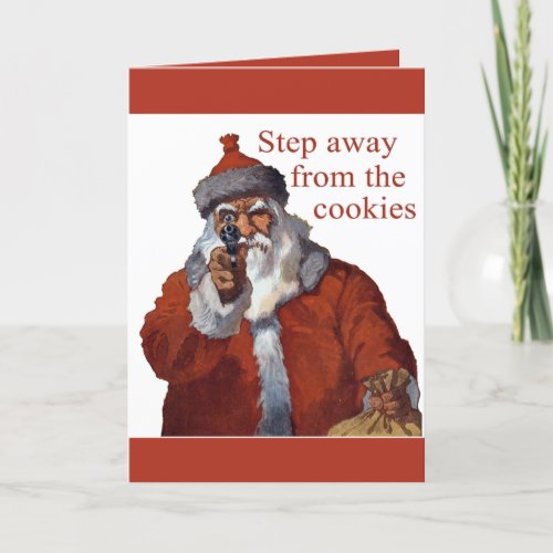 Step Away from the Cookies Holiday Card